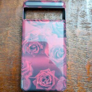 GUC Burga Phone case for Pixel 7 - Burgundy Roses